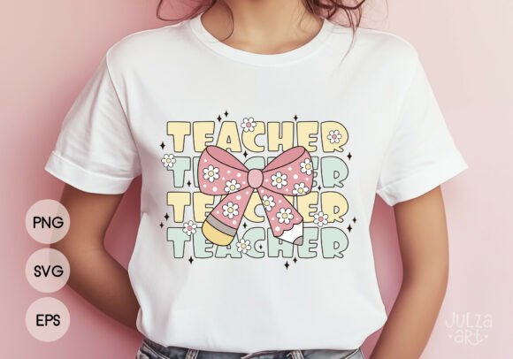 Coquette Teacher Shirt Design: Graphics for T-Shirt Designs