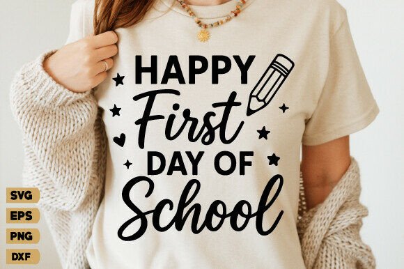 First Day of School Svg, Teacher Png