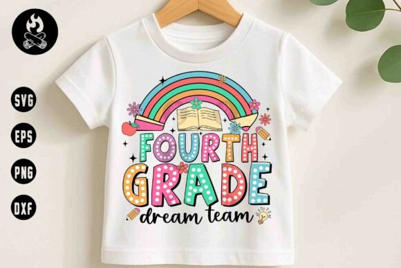 Fourth Grade Dream Team SVG Graphics