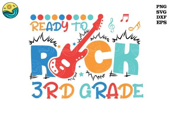 Ready to Rock 3rd Grade PNG SVG