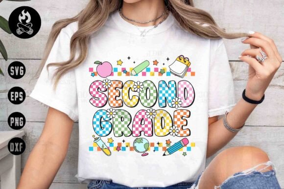 Second Grade Cute Colorful Design Graphics