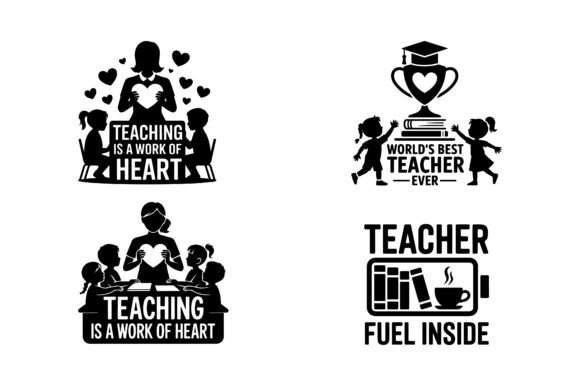 Teacher Appreciation SVG Bundle: Graphics and Print Materials Mockups