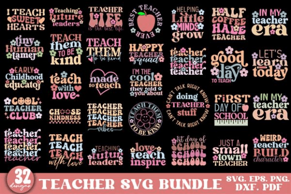 Teacher SVG Bundle: Graphics & Crafts for Branding