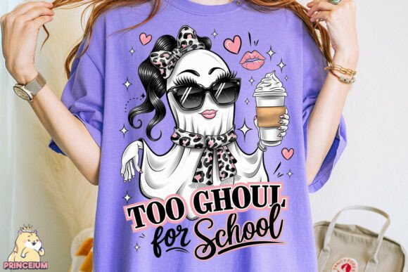 Too Ghoul for School Ghost Graphics and T-Shirts