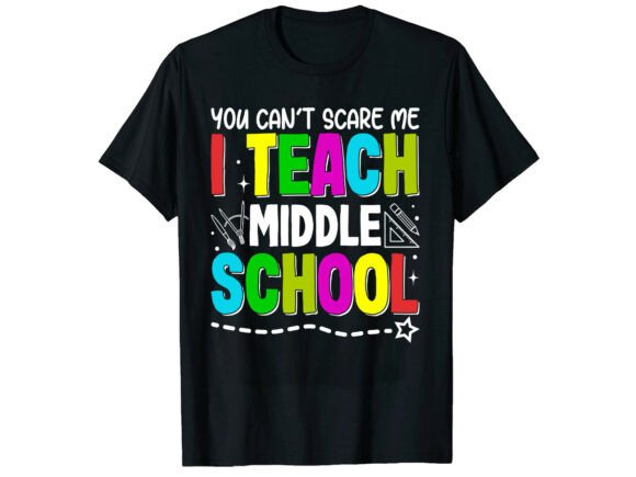 You Can’t Scare Me SVG T-Shirt Graphics